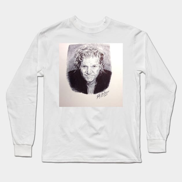 Jeff Bridges Long Sleeve T-Shirt by billyhjackson86